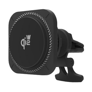 Wephone Qi2 15W 車用磁吸無線充電器 109g, 黑色, WD03-AEWC15A