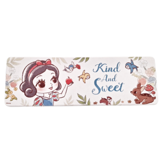 Disney Princesses 迪士尼公主 矽藻土長條洗漱墊 24x8x0.9cm 杯墊/吸水, 1個, Q版白雪