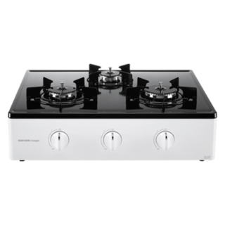 나비엔매직 가스레인지 3구 고객직접설치, GRF-6003ND(화이트), LNG