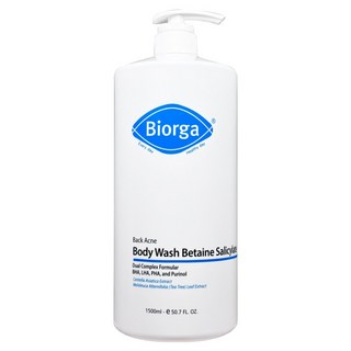 Biorga 背部痘痘甜菜鹼水楊酸沐浴乳, 1個, 1.5L