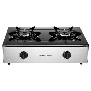 나비엔매직 가스레인지 2구 고객직접설치, GRF-1022PD(실버), LPG