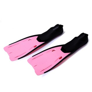 Elsso 輕裝潛水色彩線條雙蹼蛙鞋, 粉色