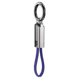 HOHOO Type-C轉Type-C行動電源連接線 車用高速充電線 便攜式, 藍色, 1個, 16cm