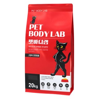 펫바디랩 고양이 전연령 대용량 사료, 닭, 20kg, 1개