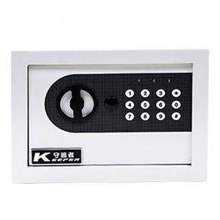 KEEPER SAFE BOX 守護者保險箱 小型投入密碼保險箱 附說明書 + 緊急鑰匙 + 安裝螺絲 17AT-D 23 x 17 x 17cm 4kg 純潔白