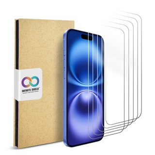 인피니트쉴드 하이퍼 글래스 2.5D 강화유리 휴대폰 액정보호필름 5p 세트, 1세트