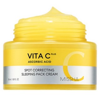 미샤 비타씨 플러스 슬리핑 팩 크림, 50ml, 1개