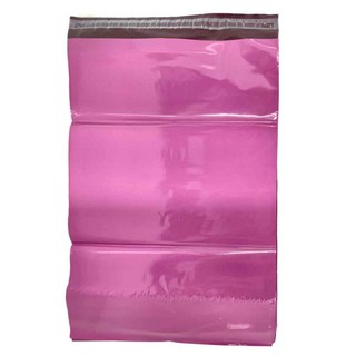 理享家 加厚快遞包裝自黏破壞寄件袋 XL 52x38cm 100個, 葡萄紫, 1捲