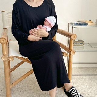 BLOOMMATERNITY 寬鬆哺乳連身裙