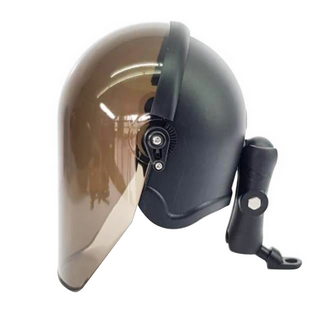 FALCON 法肯 全罩晴雨帽 2.0，鏡面可拆，兩用模式, 燻黑色, 不適用