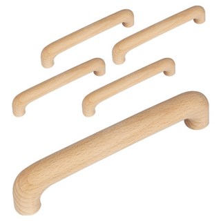 모네스페스 원목손잡이 라운드128mm, 5개