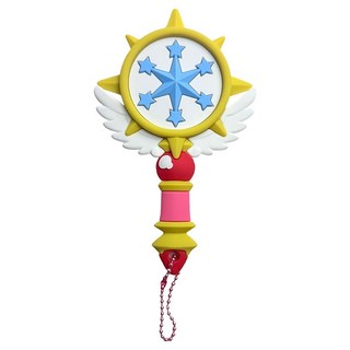庫洛魔法使 魔法棒 夢之杖 鏡子鑰匙圈 公仔, 1個