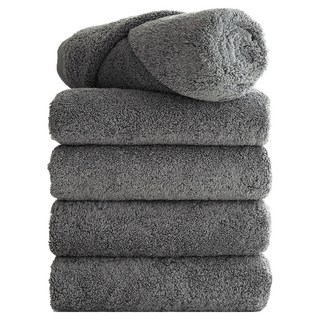 타월톡톡 프리미엄 호텔수건 240g 40수 면사, 진그레이, 5개