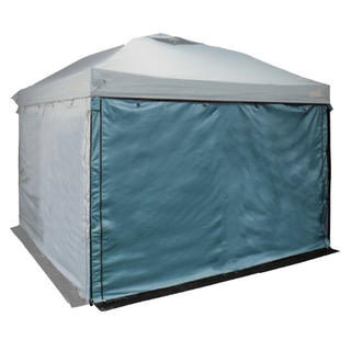 TREEWalker 黑膠客廳帳圍布 內網紗拉鍊, 藍色, 展開300 x 210cm 收納49 x 17cm