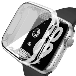 RIAMONT Apple Watch 全覆蓋螢幕保護殼, 1個, 透明