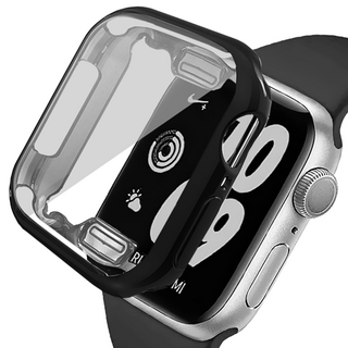 RIAMONT Apple Watch 全覆蓋螢幕保護殼, 1個, 黑色