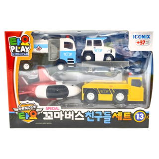 TAYO 飛航工程車4件組 塑膠ABS材質, 1組, Multi-color, 190 x 52 x 130mm