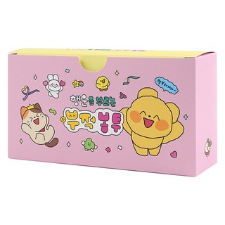 핑크풋 부적 가로 봉투 8종 x 10p 세트, 혼합색상, 1세트