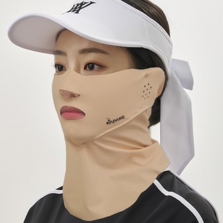 네이팡 귀덮개 넥타입 자외선차단 스포츠 훼이스가드 마스크, 다크스킨, 1개