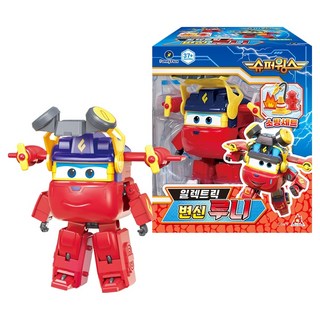 SUPER WINGS 電動變身機器人玩具, 路尼, 1個