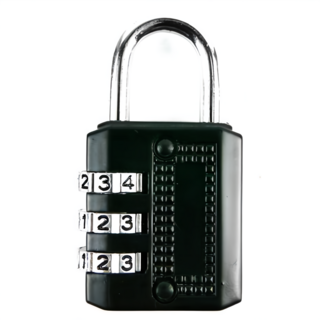 TRENY 3位數密碼鎖 30mm, 輕巧便攜，操作簡單，多用途安全鎖, 1個