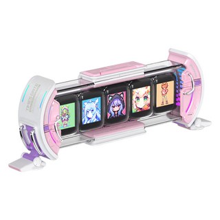 디붐 타임즈 게이트 픽셀아트 데스크보드 디스플레이, 펑크 핑크