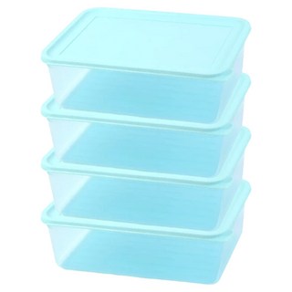 생활엔 뉴 말랑핏 심플 냉동실 정리용기 5호 2.3L, 4개, 단품