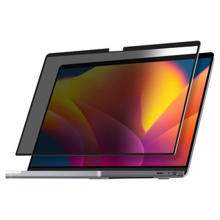 GOBUKEE MacBook 防窺奈米吸附可拆卸式螢幕保護貼組, 1套