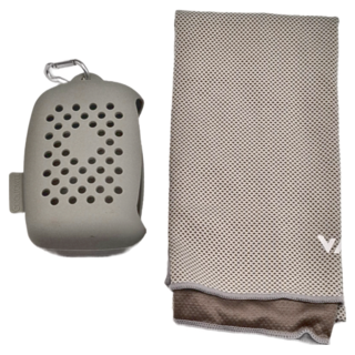 WOAWOA 運動速乾毛巾, 30 x 100cm, 加寬版型設計, 灰色, 1條