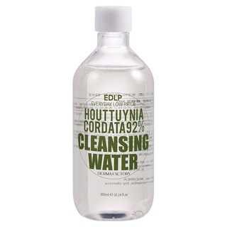더마팩토리 EDLP 어성초 92% 약산성 노워시 미셀라 클렌징 워터, 1개, 300ml