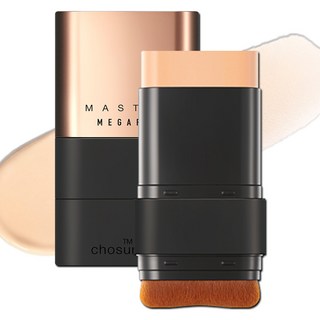 chosungah tm Mega Fit Master保濕雙頭粉底棒 SPF50+ PA++++ 16g, 01N Beige, 1個