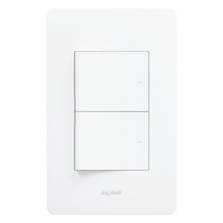 Legrand 羅格朗 Tavien 2開關 Simple 白色, 1個