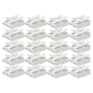 2P 단자대 전선 연결 커넥터 전기 전원 단자, 20개