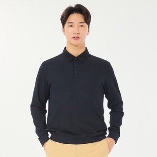 Volvik 男款高爾夫方格提花長袖Polo衫 VMTSN203