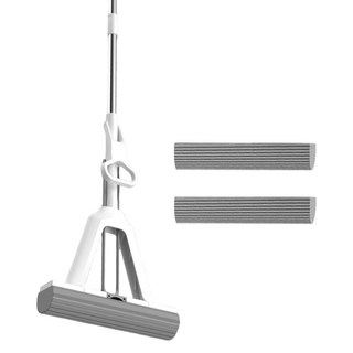 WHOLE HEIGHT 闔樂泰 一指換吸水王無痕PVA百葉拖3件組 親水性強 三秒瞬吸回彈 三段擠水 一拖即淨不傷地面, 132 x 33cm, 1組