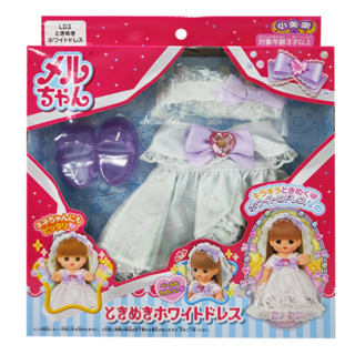 Mell Chan 小美樂 LD3 閃亮禮服 Set, 白色, 1盒