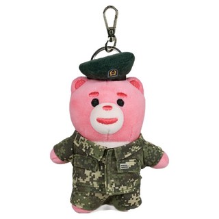 Bellygom Newtopia娃娃鑰匙圈 軍人, 1個, 混合色, 14cm
