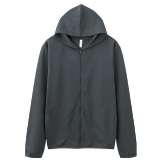 男女通用 Dry Coolon 兜帽拉鍊純色功能夏季涼爽拉鍊 MDHD228TS