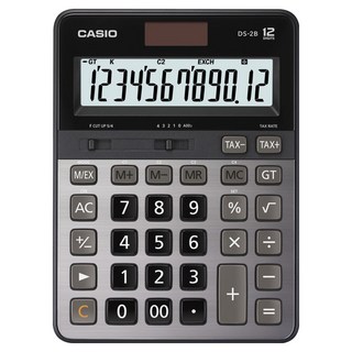 CASIO 卡西歐 辦公用一般計算機 大型 DS-2B, 黑色, 1個
