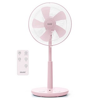 한경희생활과학 초미세풍 발터치 리모컨 컬러 선풍기 HAAN-HDC230, HAAN-HDC230(라이트핑크)