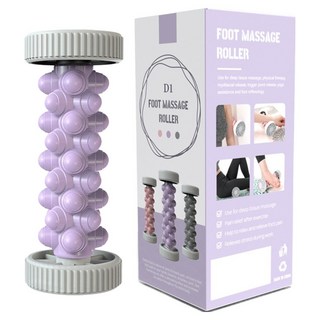 足部滾輪按摩器, 單品, 紫色, 1個