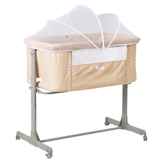 YODA 優的寶貝 嬰兒多功能床邊床 0~5個月 87.5 x 55.5 x 83 cm 典雅米
