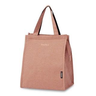 THE SELECT 輕便加厚立體大容量保冷保溫袋 Warmth 中(24.5 x 14.5 x 27.5cm) 乾燥玫瑰粉 - 保溫便當袋, 1個