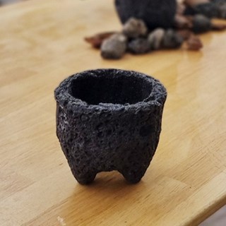 MORIANN 火山石石盆, 單一顏色, 1個