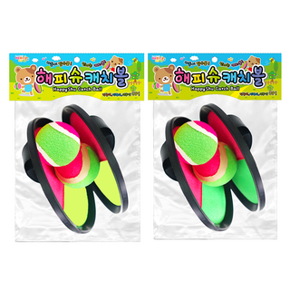 해피아이몰 아동용 스포츠 찍찍이 캐치볼, 랜덤발송, 2개