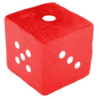 大型海綿骰子, 紅色, 1個