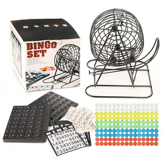 빙고 로또 술자리 파티 룰렛 게임 세트, 혼합색상, 1개