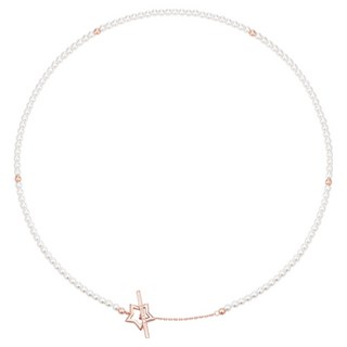 J.ESTINA 女性用 Mariel 珍珠星星串珠項鍊 + 購物袋