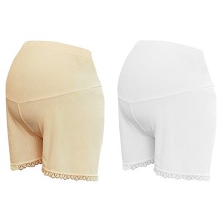 Hueday 雞眼孔孕婦安全褲 2件組