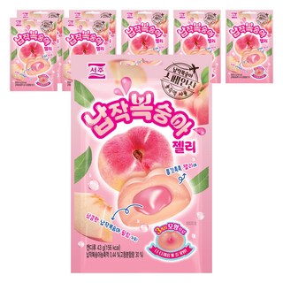 서주 납작복숭아 젤리, 8개